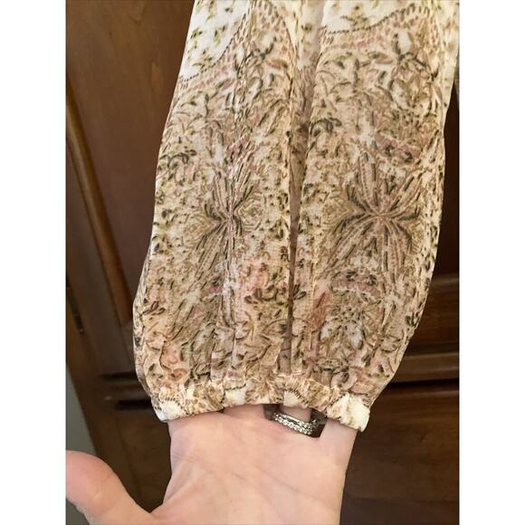 Women's Matilda Jane Good Hart Bonneau Womens Floral Print Blouse‎ Medium Sheer - Picture 7 of 14